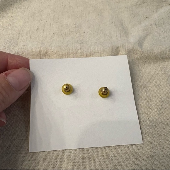 Napier | Faux Pearl Grape Cluster Earrings - Picture 2 of 2